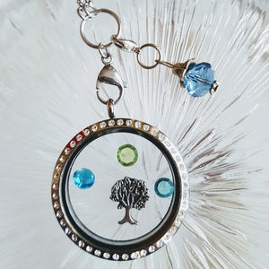 𝅺September Birthstone Lobster Clasp Floating Charm